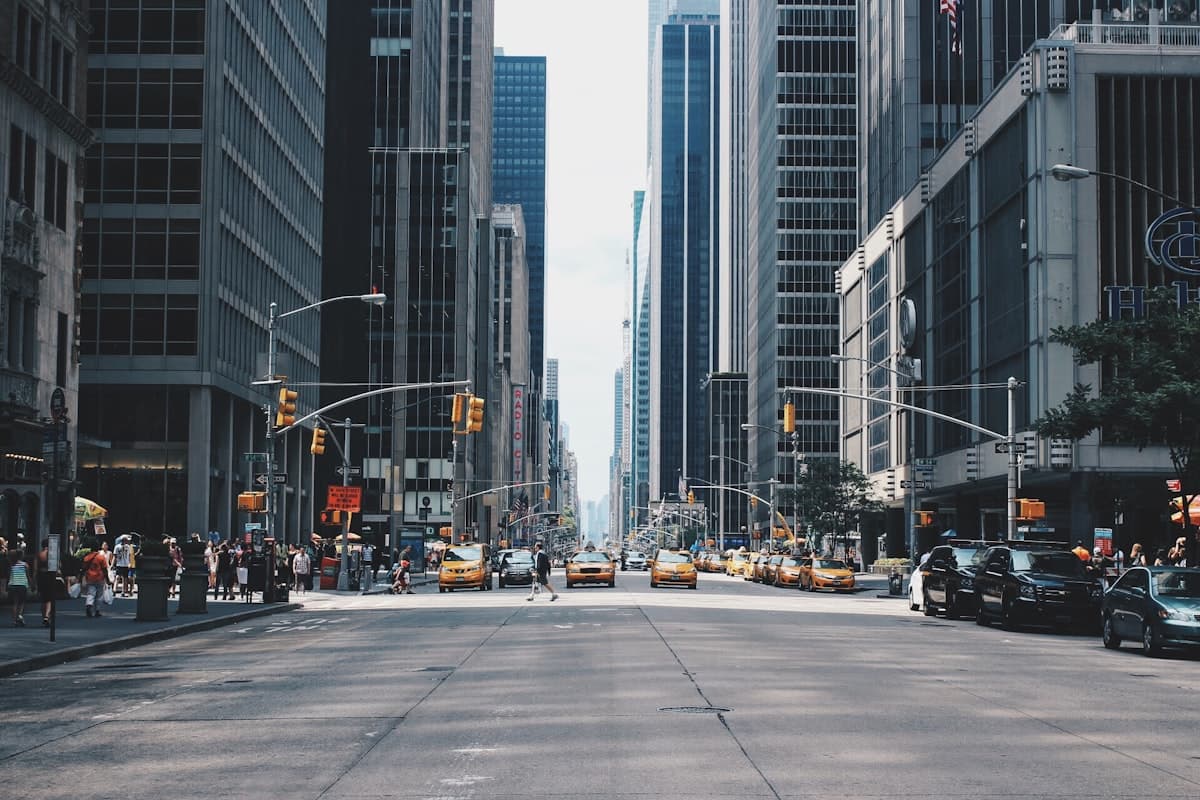 Neighborhood streetscape