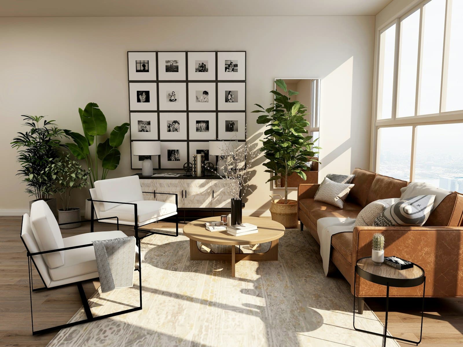 Bright contemporary home interior